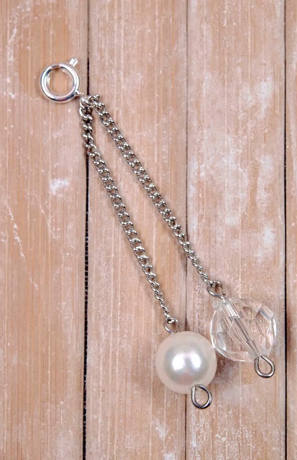 12" Fashion Doll Pearl and Crystal Handbag Charm by Pam Maness