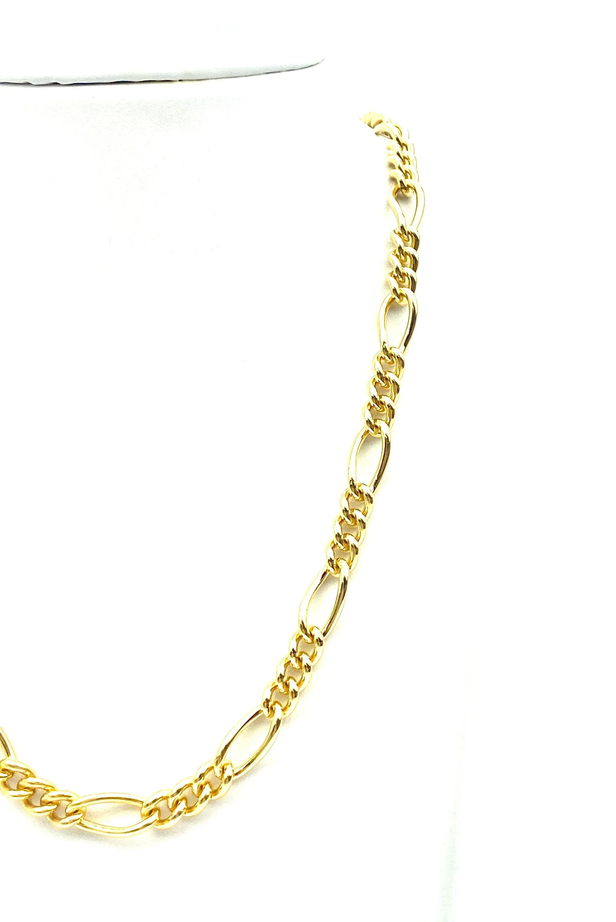 18” Figaro 14K Gold Filled , Sku#S7031CLC