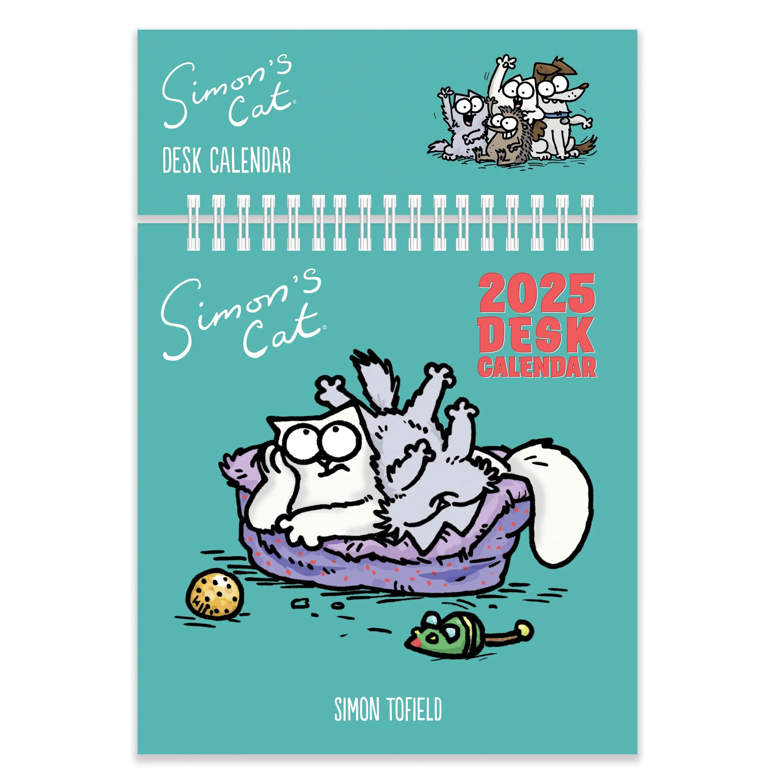 2025 Simon's Cat Desk Easel Calendar