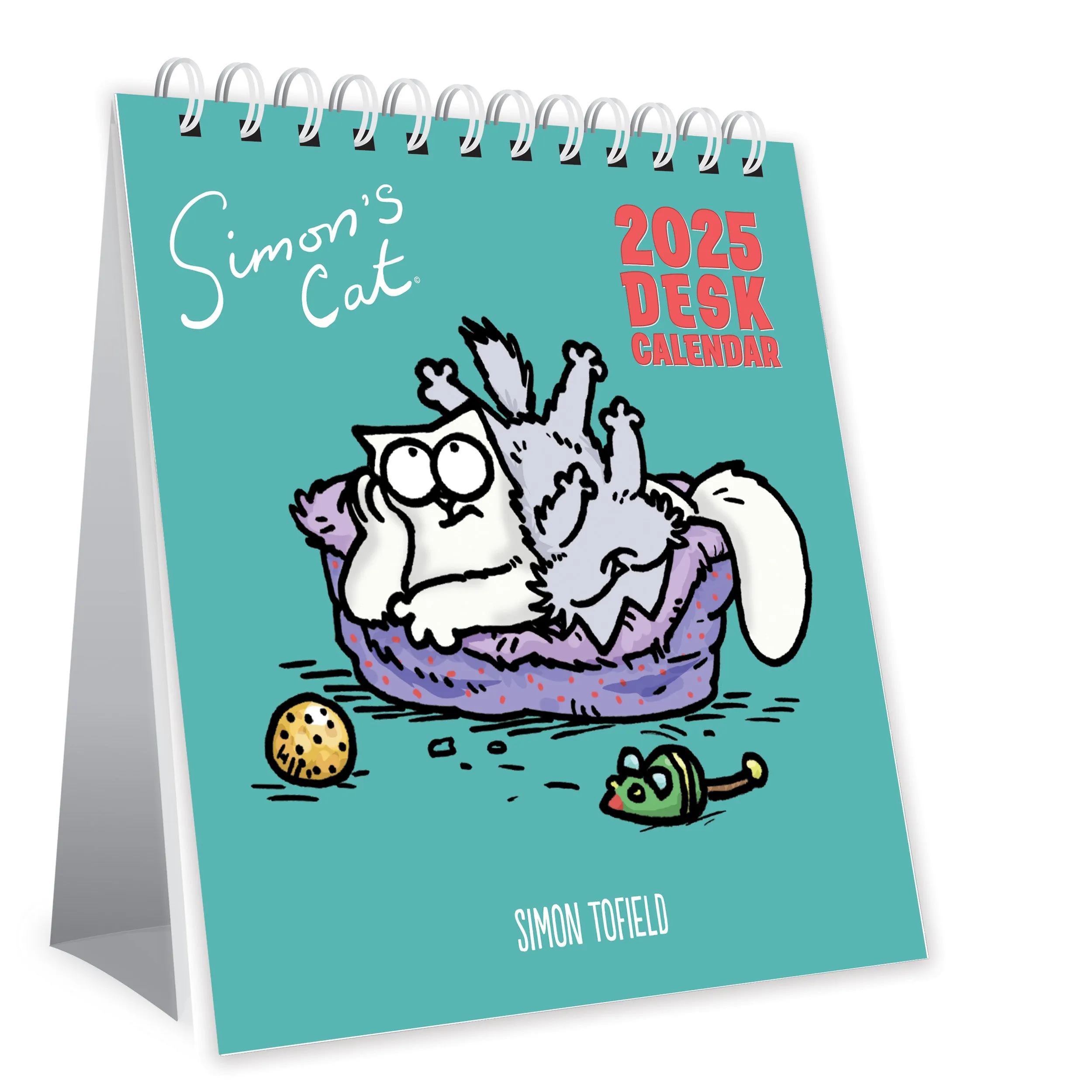 2025 Simon's Cat Desk Easel Calendar