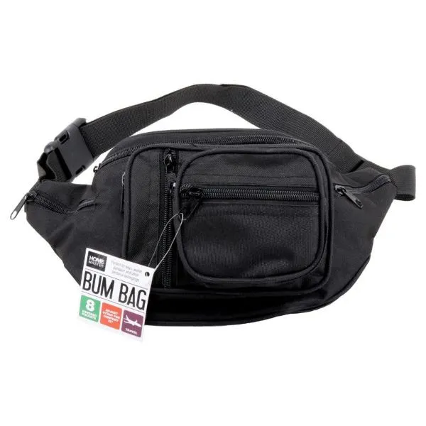 8 Compartment Canvas Bum Bag