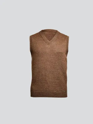 Abel Vest Baby Alpaca Color Brown