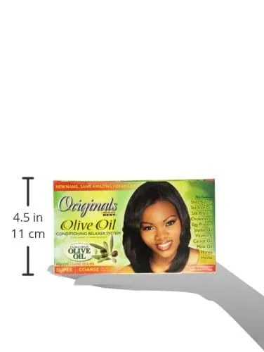 Africa's Best Organics Olive Oil Conditioning No Lye Relaxer System Super