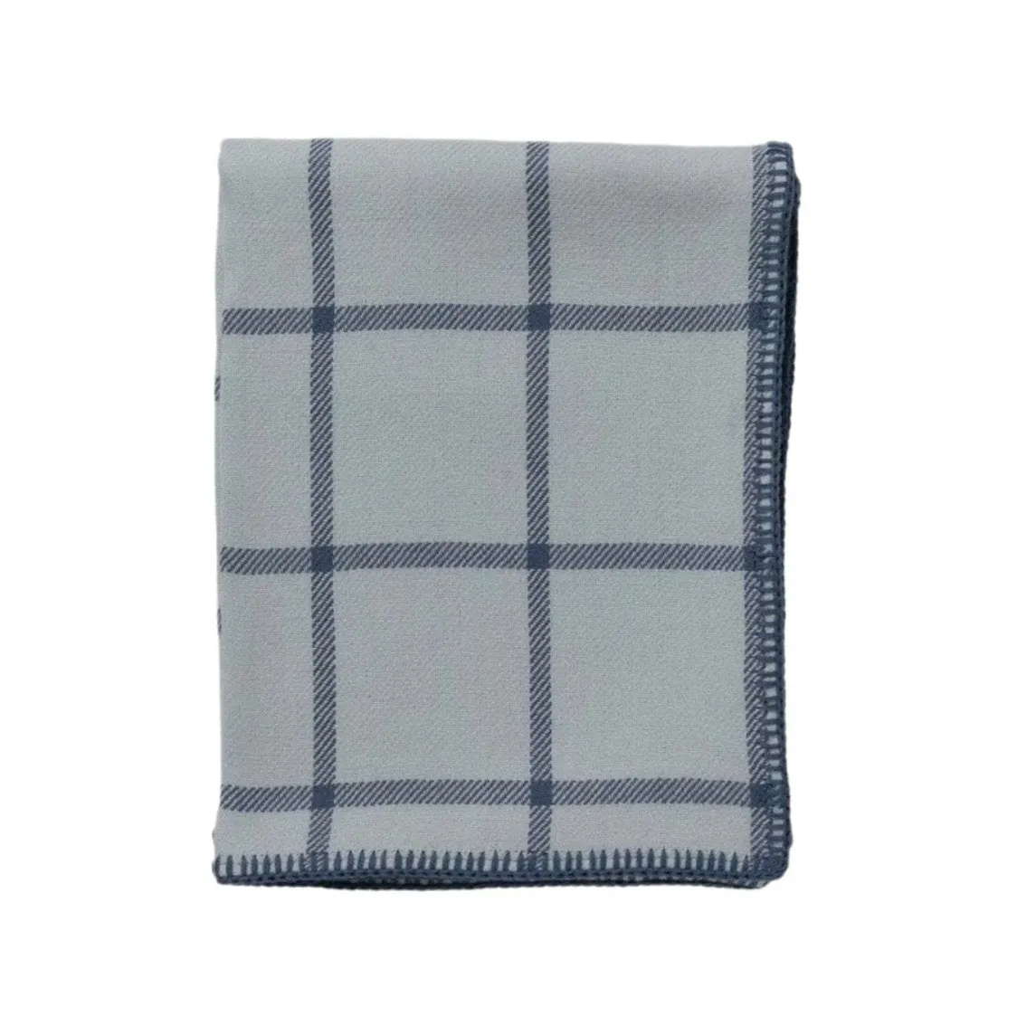 Alicia Adams Alpaca Graydon Throw in Spa Blue and English Manor