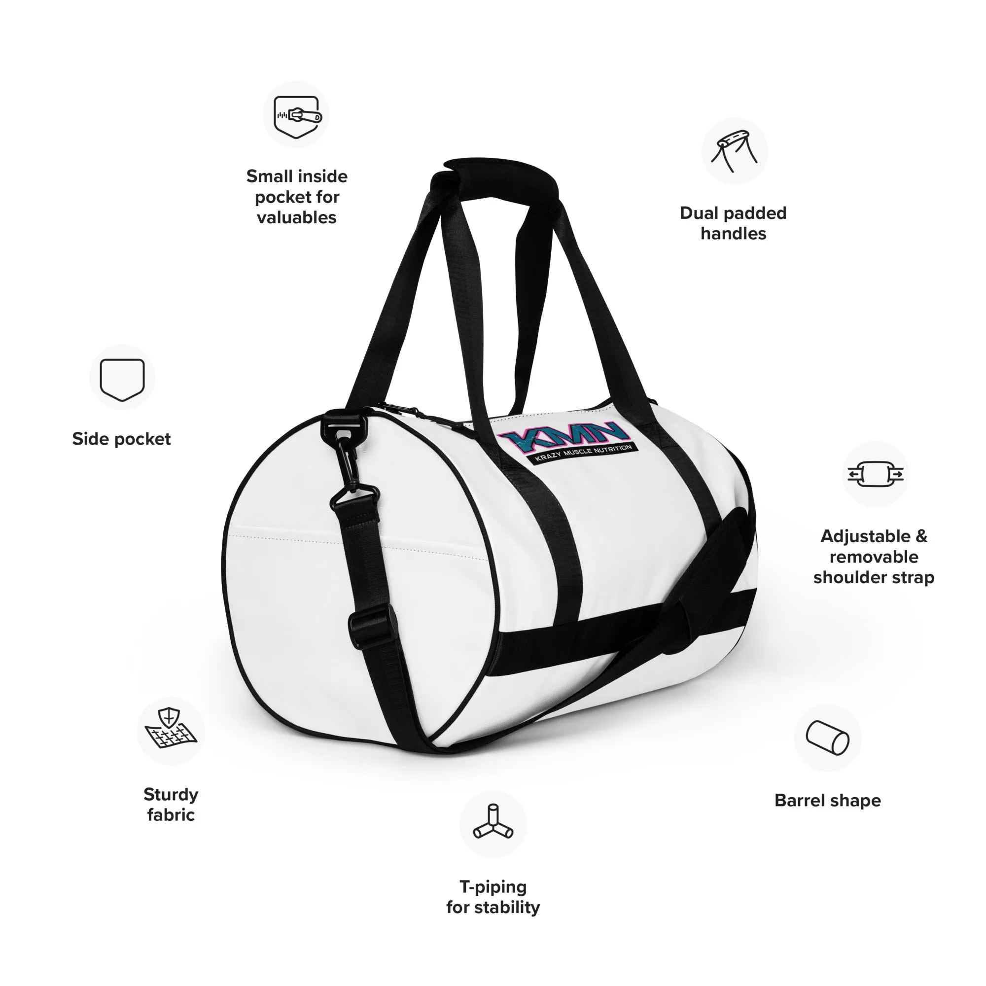 All-over print gym bag