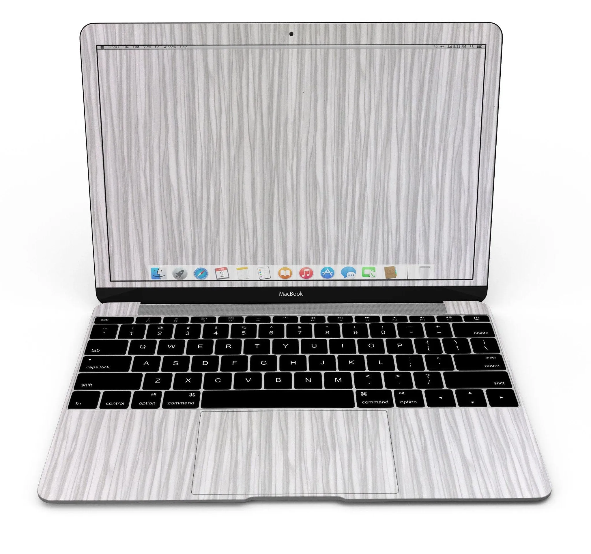 Allure Collection - Luxurious Textured Wood Kit - 12" MacBook