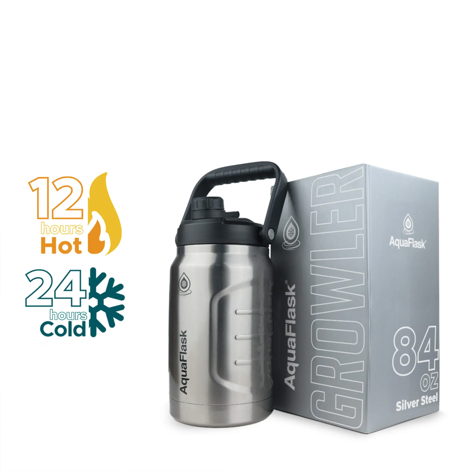 AquaFlask Growler V2 Stainless Steel Vacuum  Insulated Water Bottle 2.5L Jug