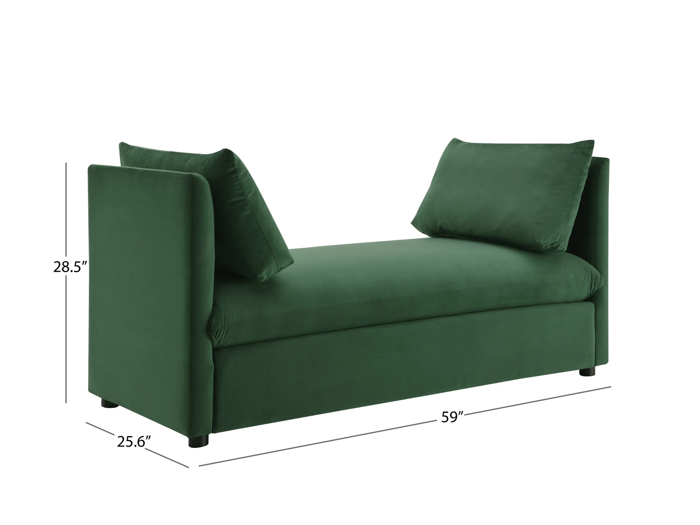 Becca 59" Upholstered Daybed