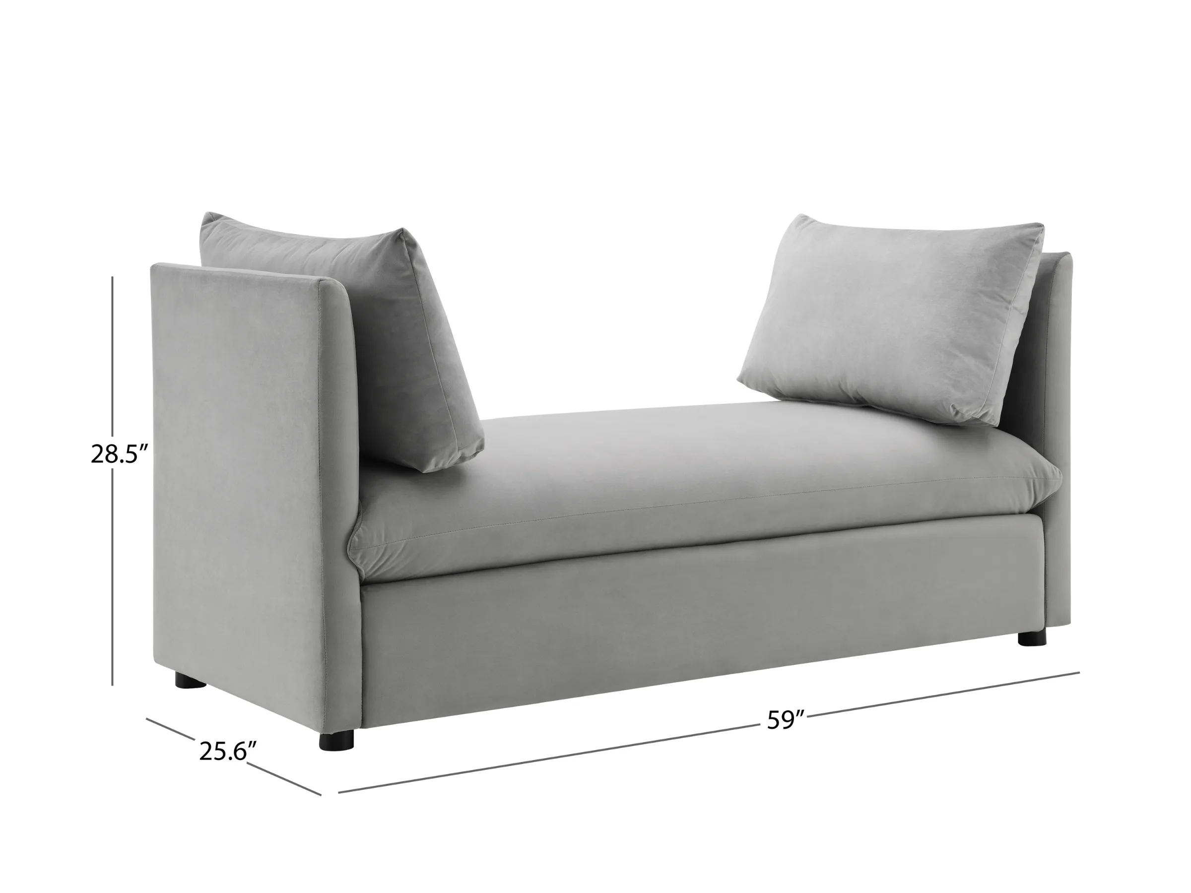 Becca 59" Upholstered Daybed