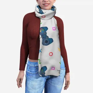 Blanket Scarf - Pale Grey Gaming