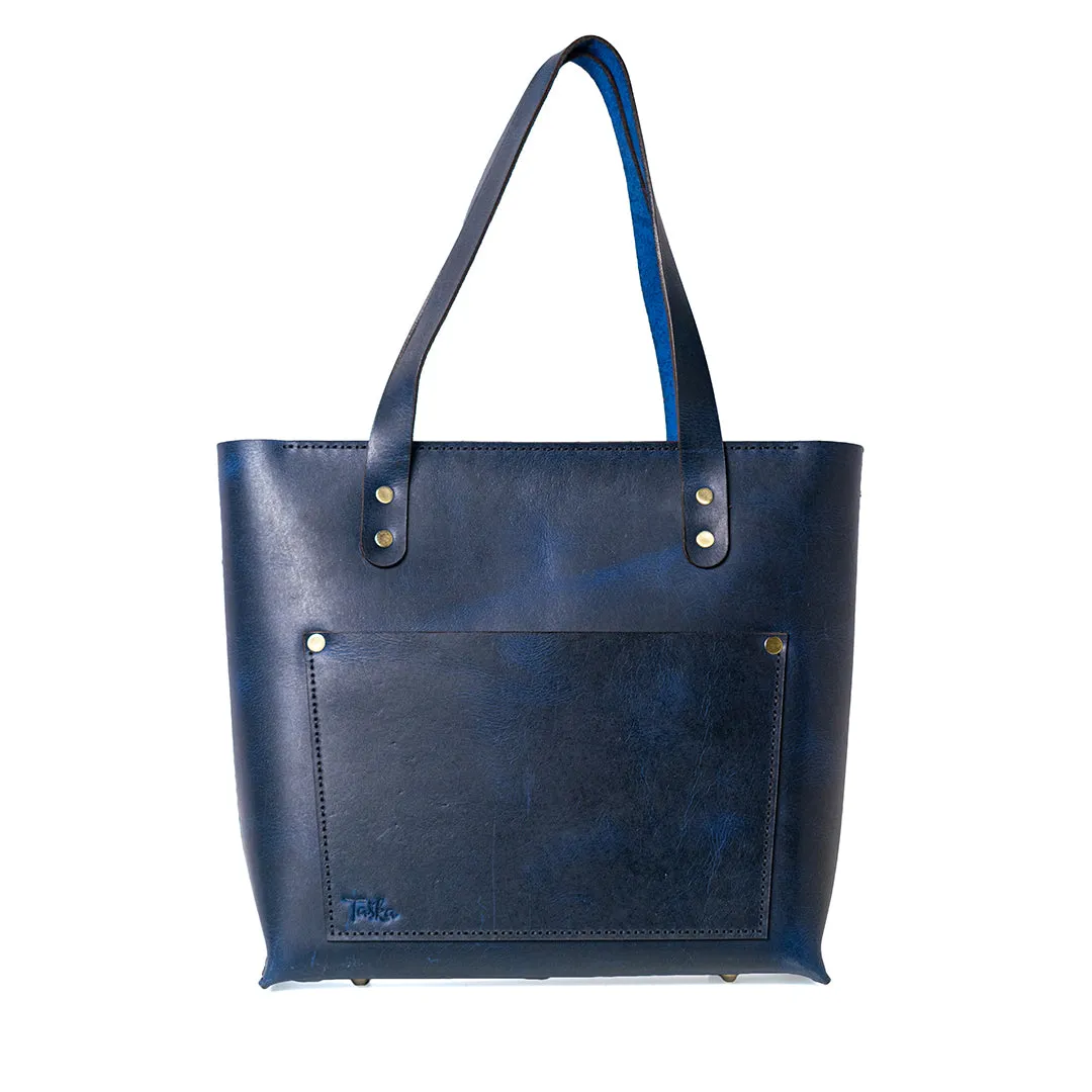 Blue Luxurious Tote Bag