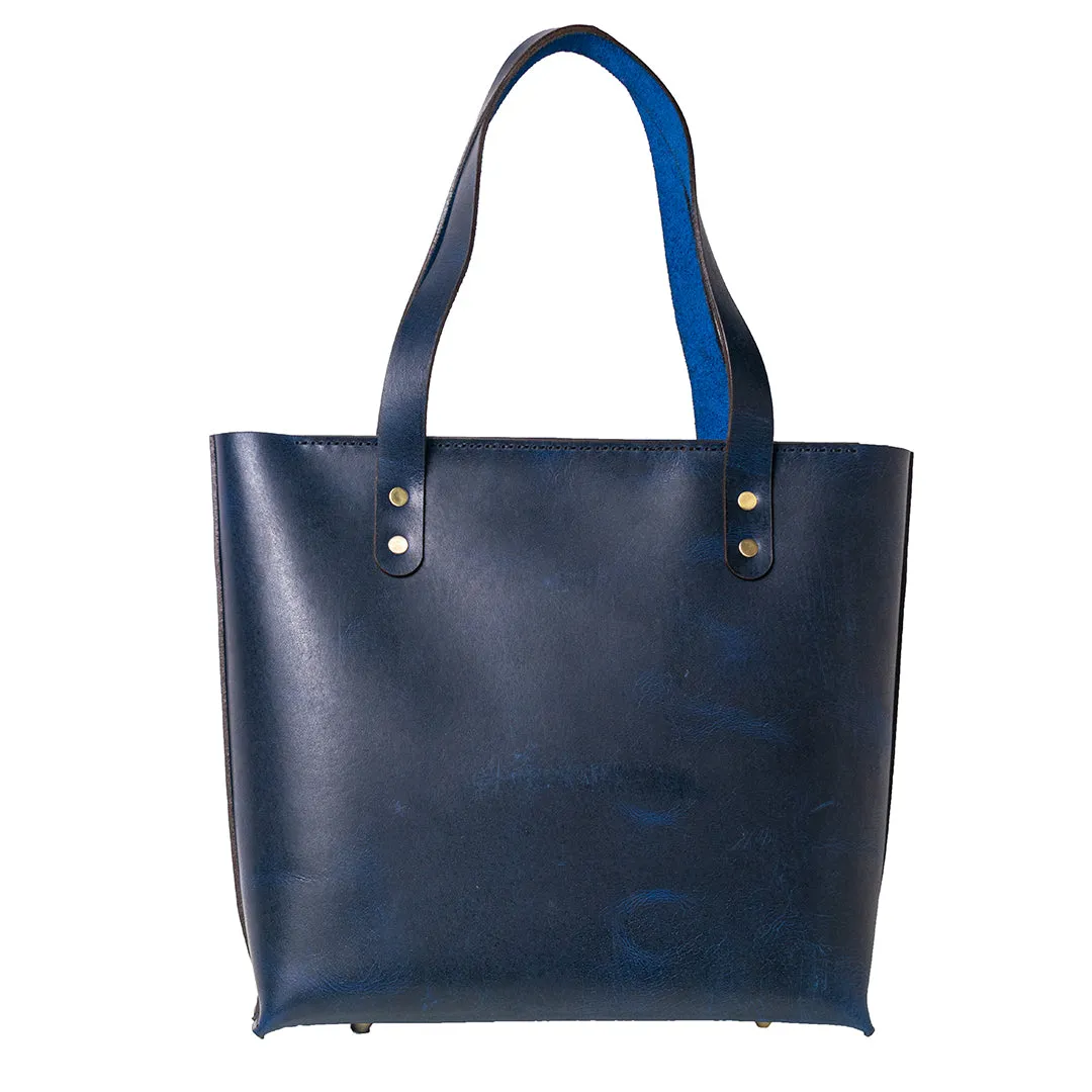 Blue Luxurious Tote Bag