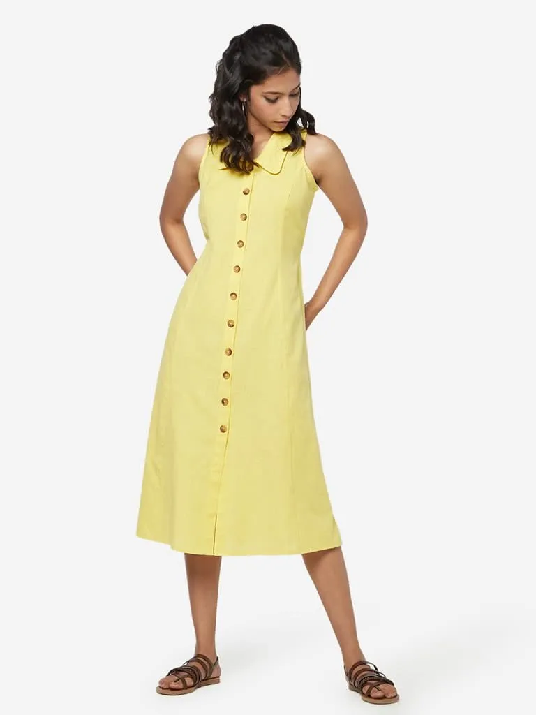 Bombay Paisley Yellow Shirtdress