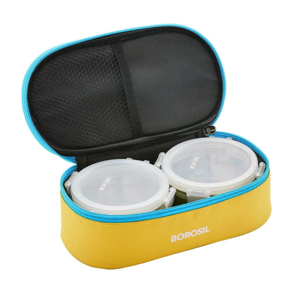 Borosil Sunshine Yellow Lunchbox