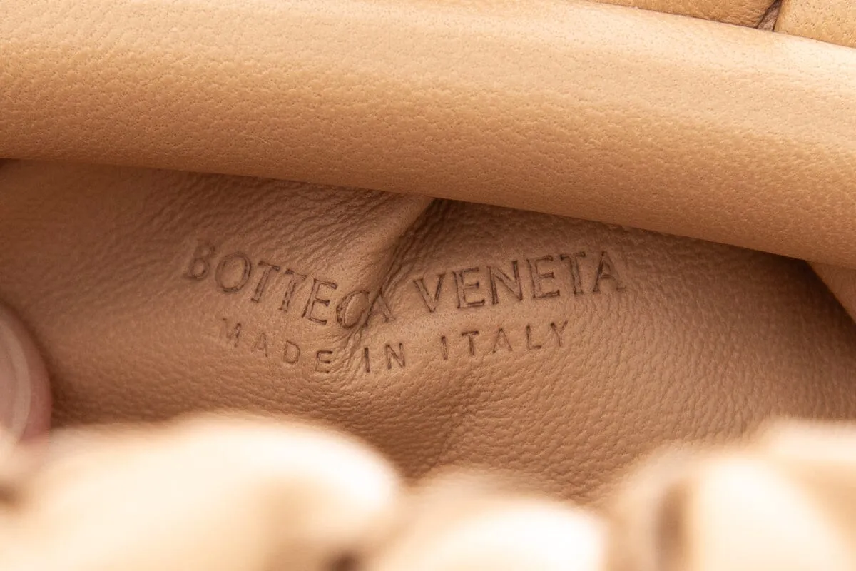 Bottega Veneta Beige Mini Pouch Handbag