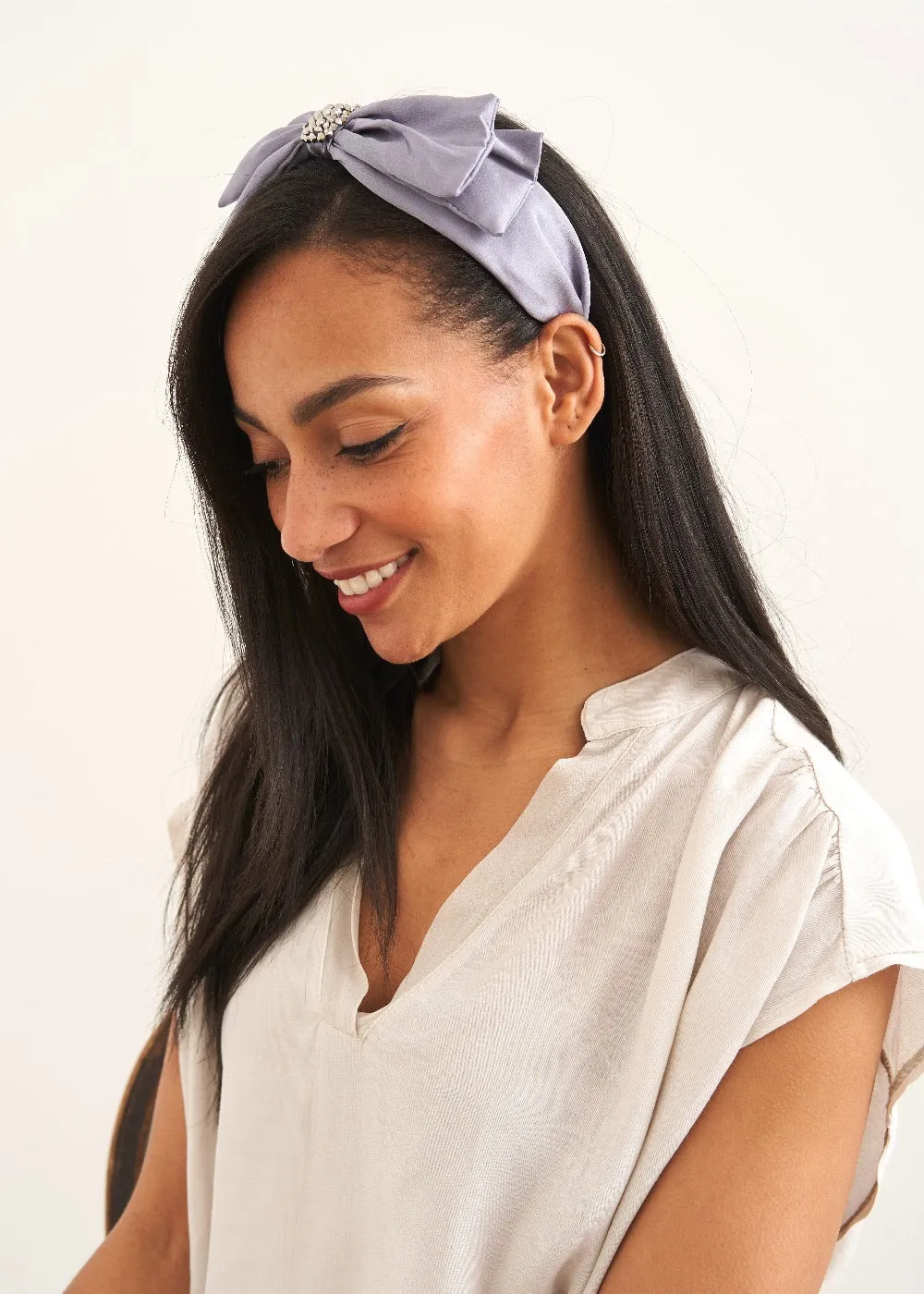 BRANDY SPARKLE HEADBAND - VIOLET