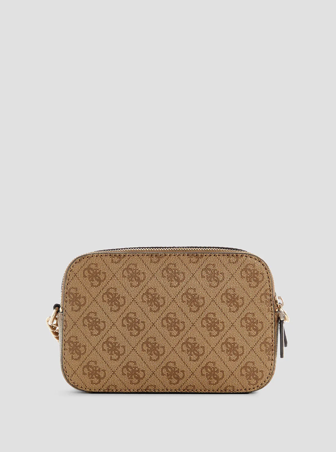 Brown Logo Noelle Camera Crossbody Bag