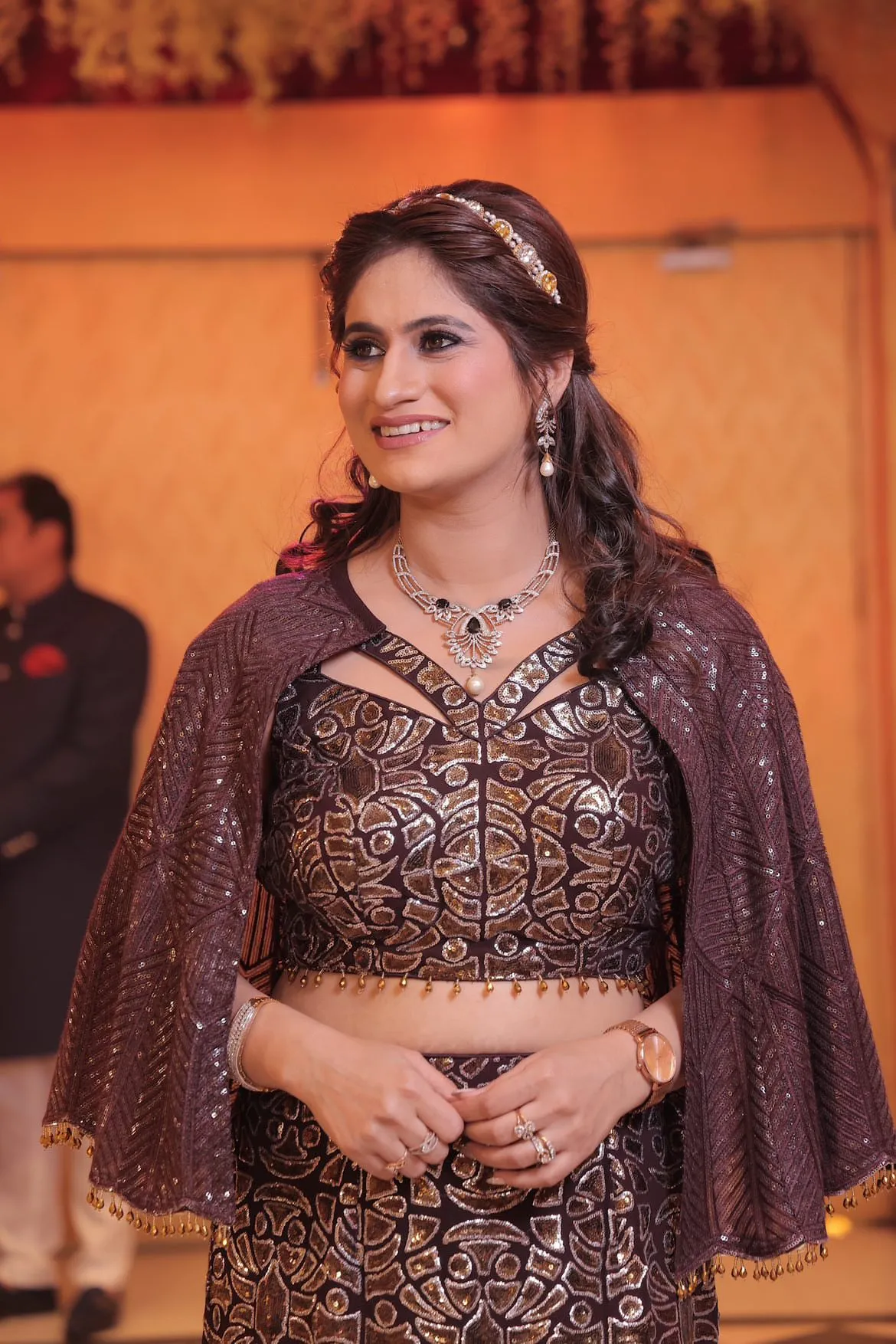 Brown Luxurious Lehenga