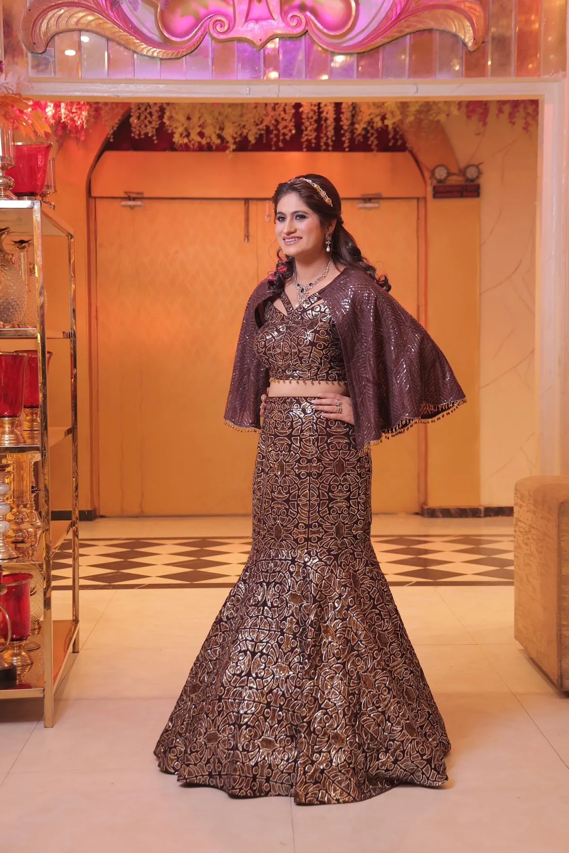 Brown Luxurious Lehenga