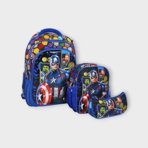 Captain America 18 Inches School Set