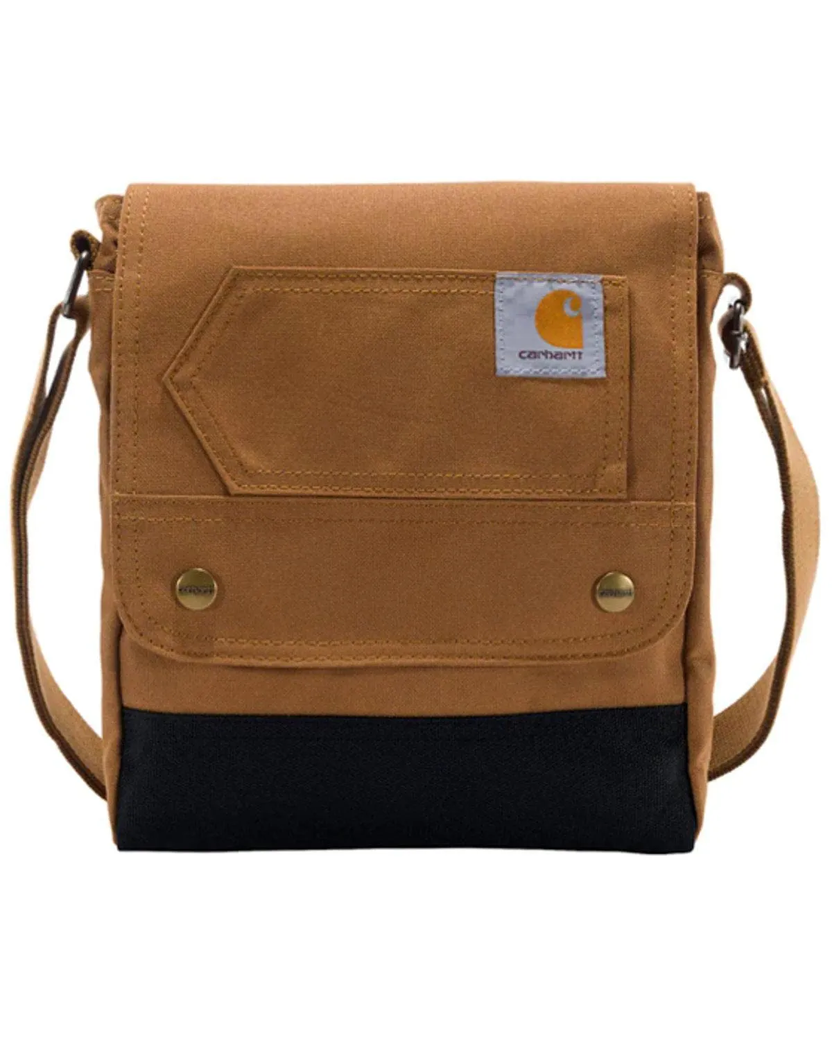 Carhartt B0000513 Women's Crossbody Snap Bag Durable Adjustable Crossbody Bag with Flap Over Snap Closure