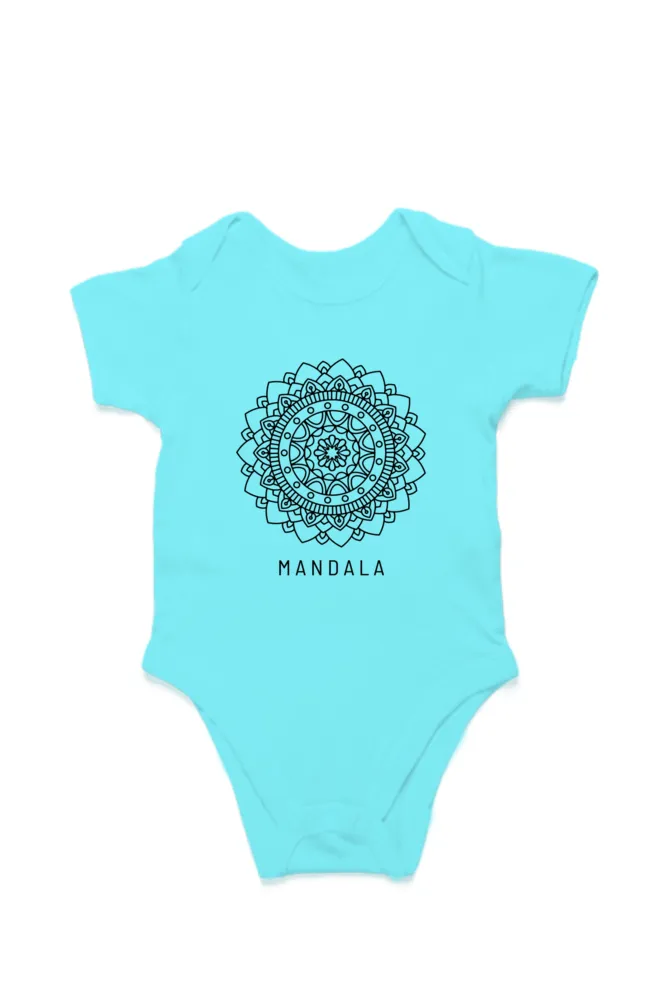 Charming Mandala Art Baby Rompers – Soft Comfort & Unique Style