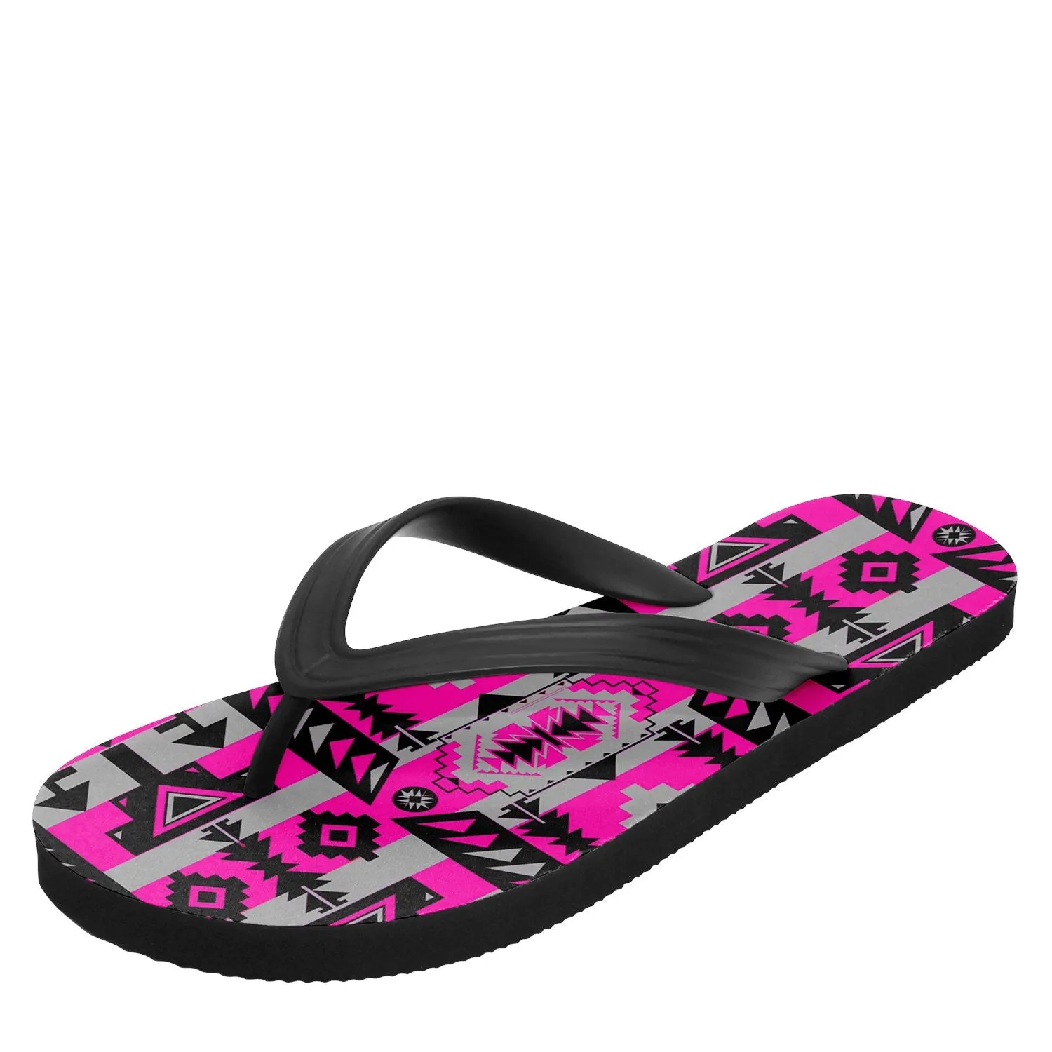 Chiefs Mountain Stunning Sunset Flip Flops