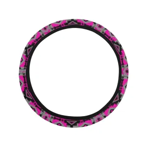 Chiefs Mountain Stunning Sunset Steering Wheel Cover with Elastic Edge