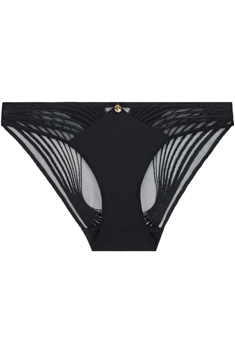 Cindy Bruna x Aubade Sumptuous Waves Italian Brief Black