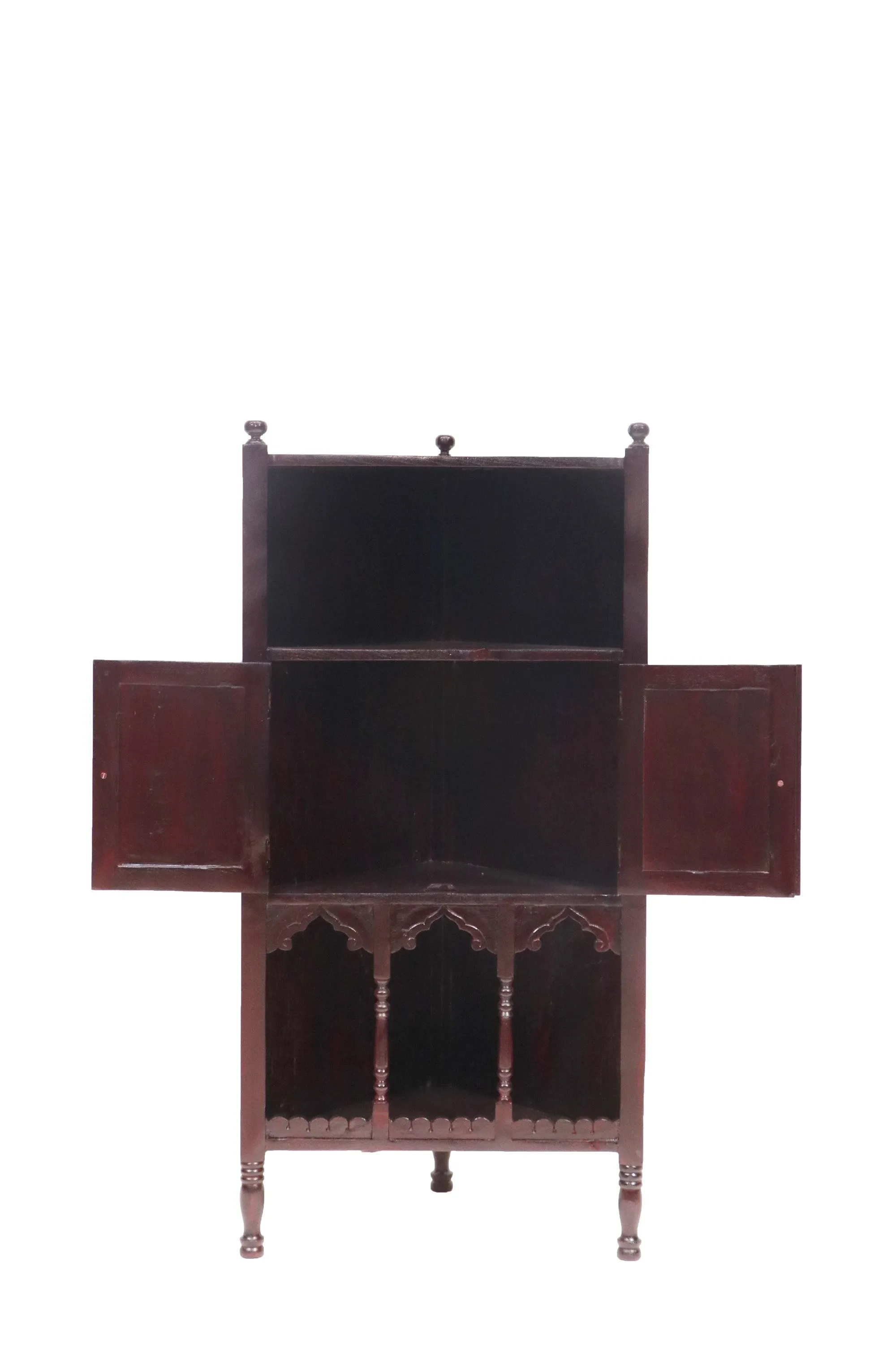 Classical Teak Southern Corner Cabinet