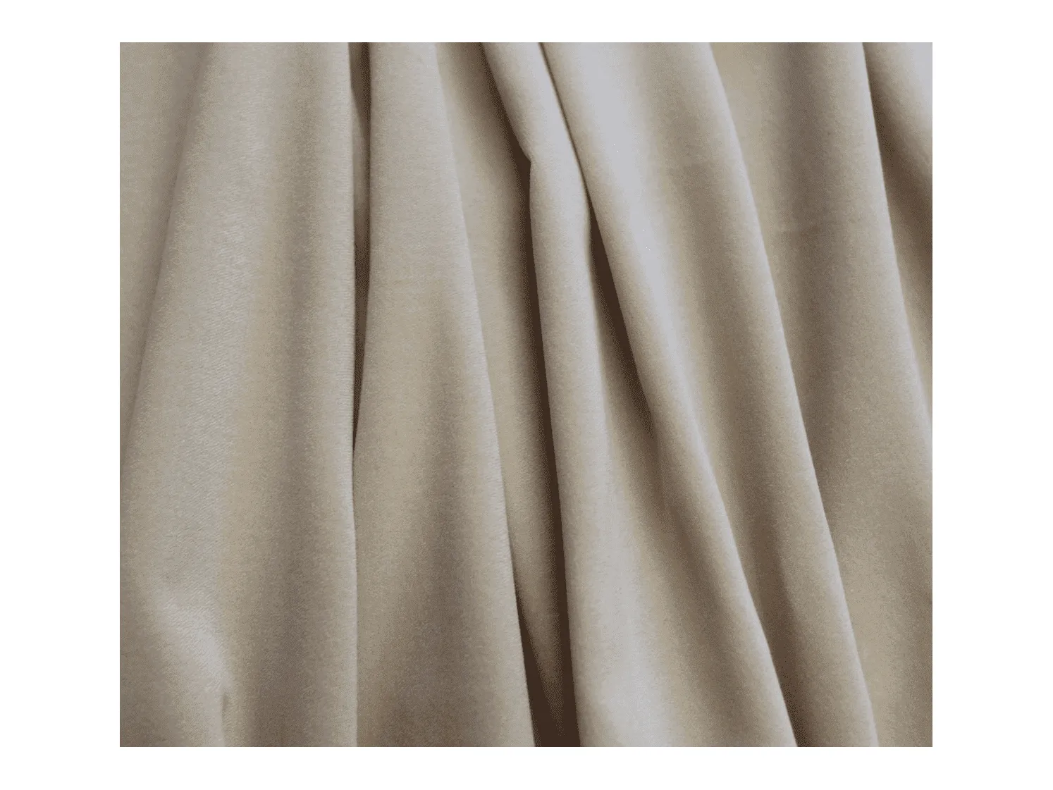 CREAM - Cotton Dressmaking Velvet / Velveteen Fabric - Lightweight-BY Truly Sumptuous