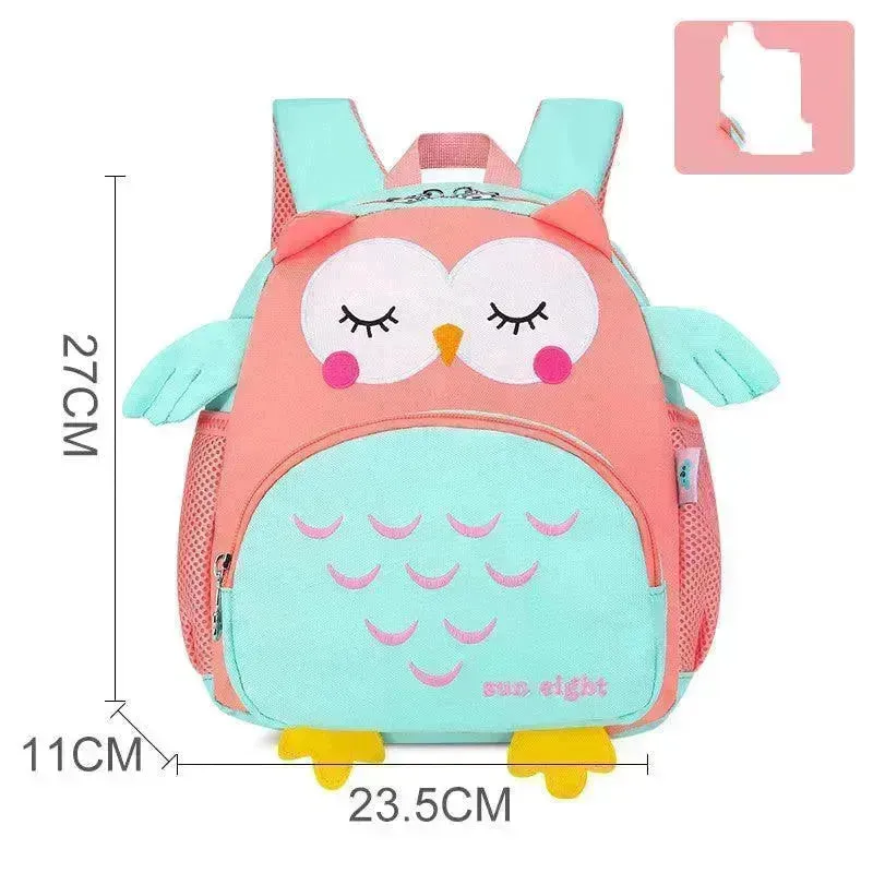 Cute Cartoon Shoulders Baby Lightweight Backpack Elementary School Schoolbag