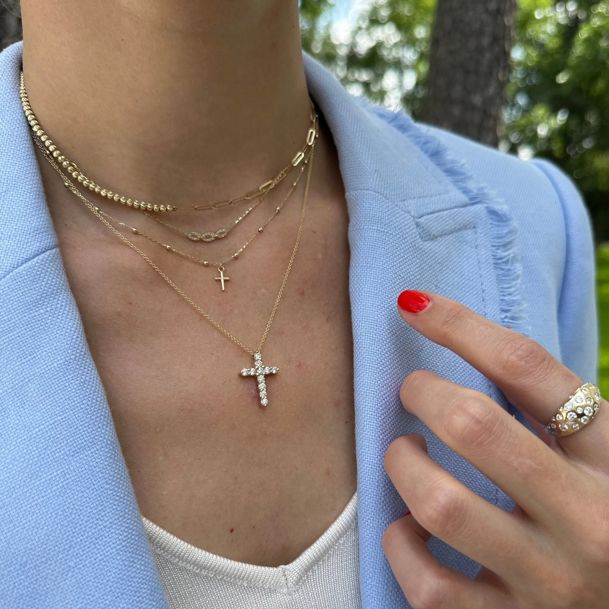 Diamond Cross Necklace