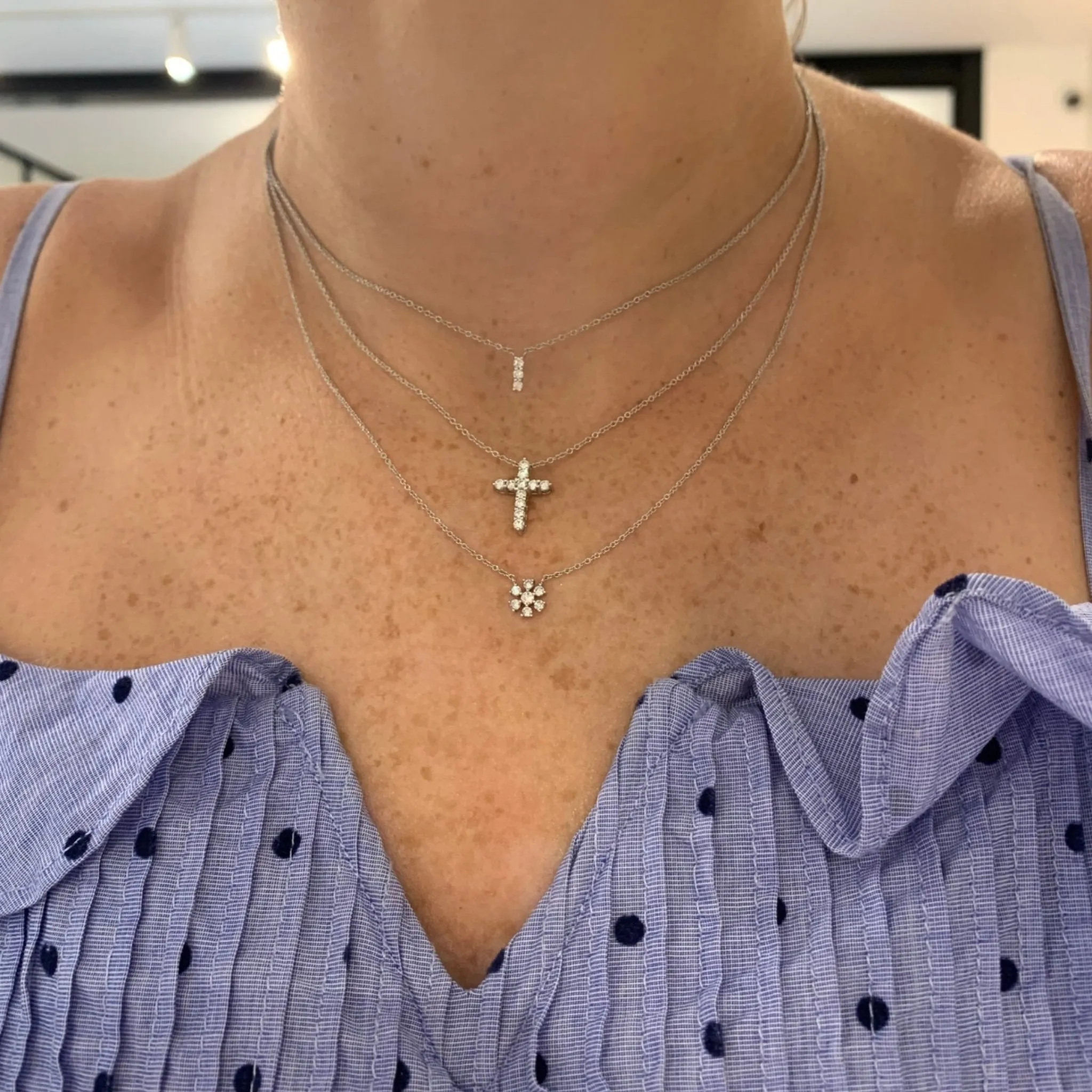 Diamond Cross Necklace