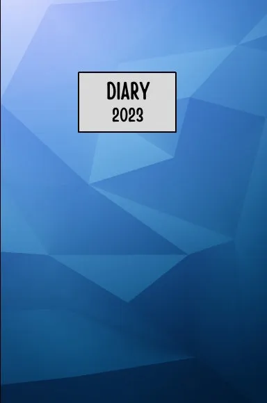 Diary 2023 One Day Per Page Hard Cover