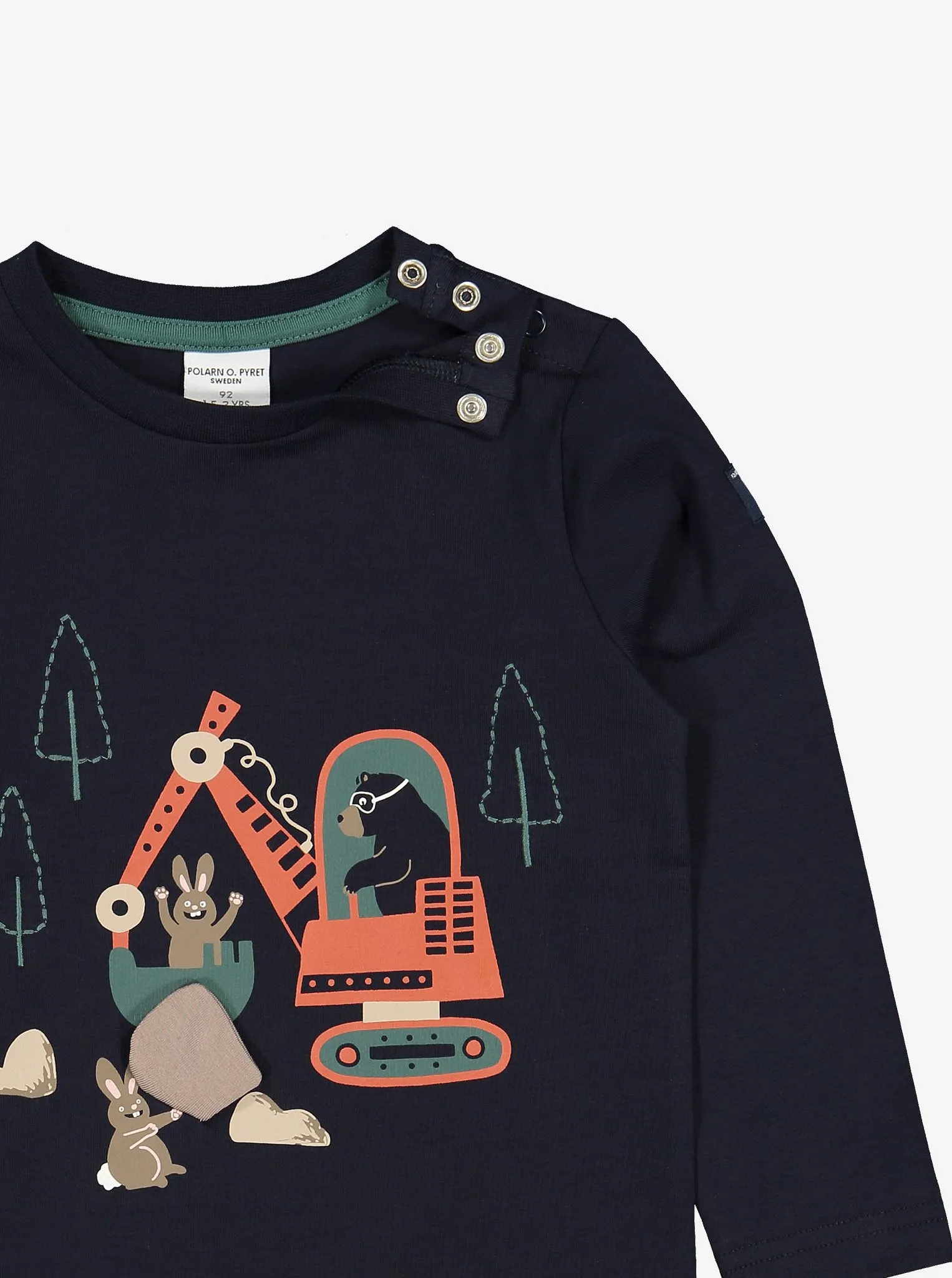 Digger Bear Kids Top