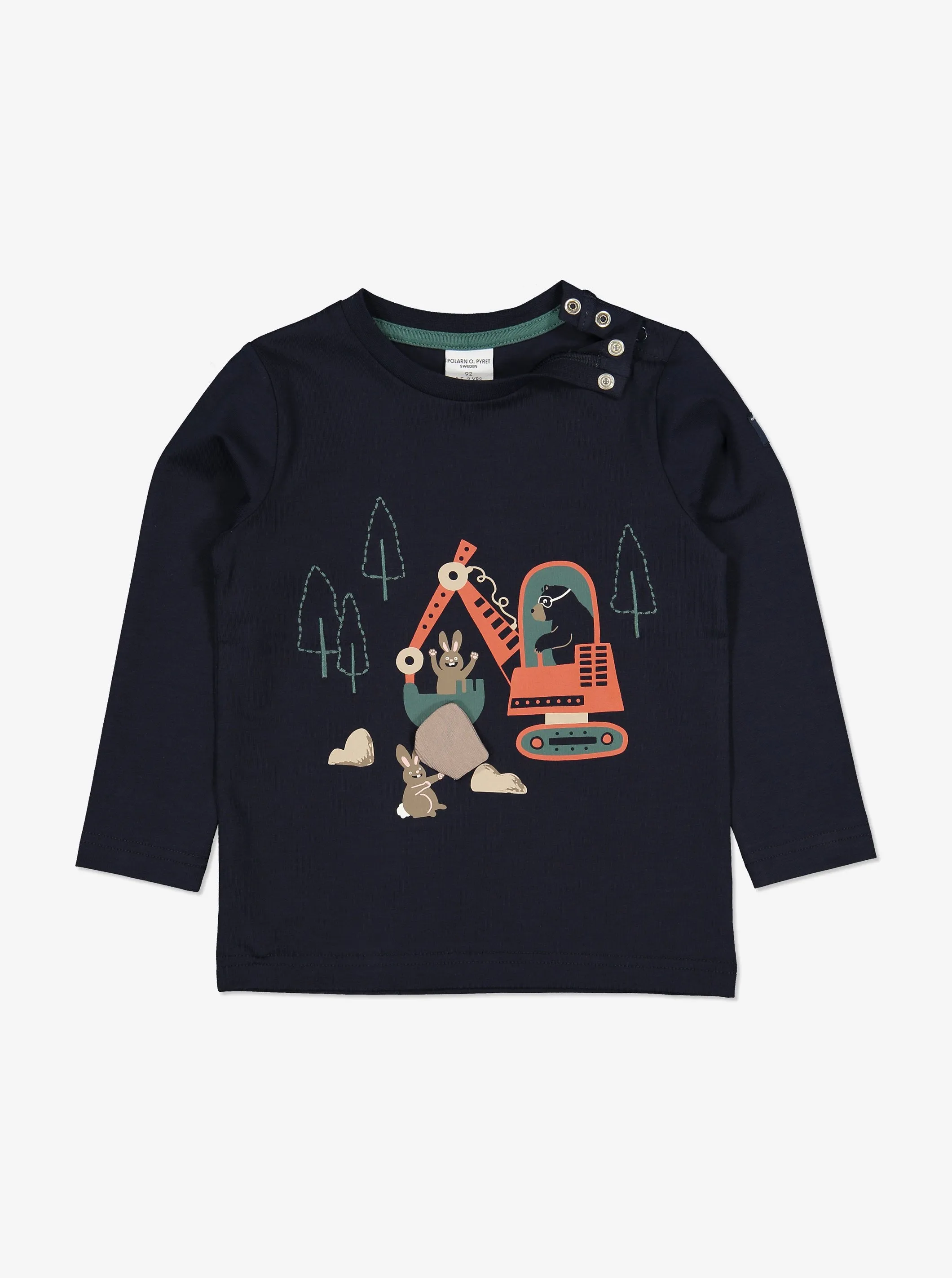 Digger Bear Kids Top