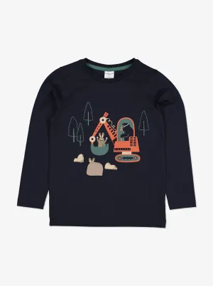 Digger Bear Kids Top