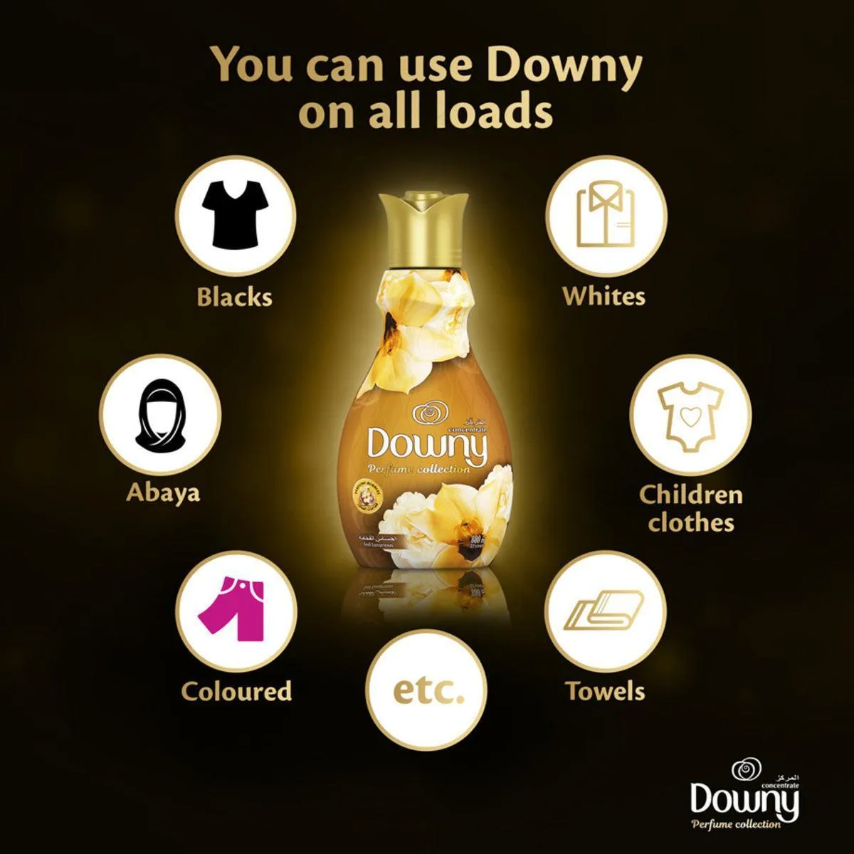 Downy Feel Luxurious Concentrate 1.38Lt