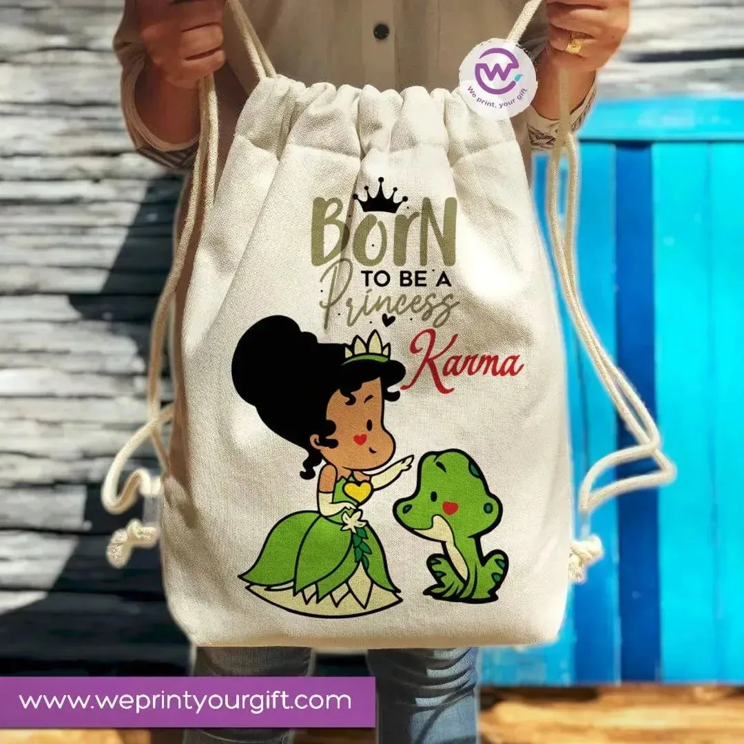 Drawstring Bag -princess