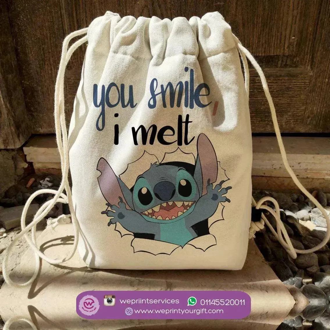 Drawstring Bag - Stitch-A