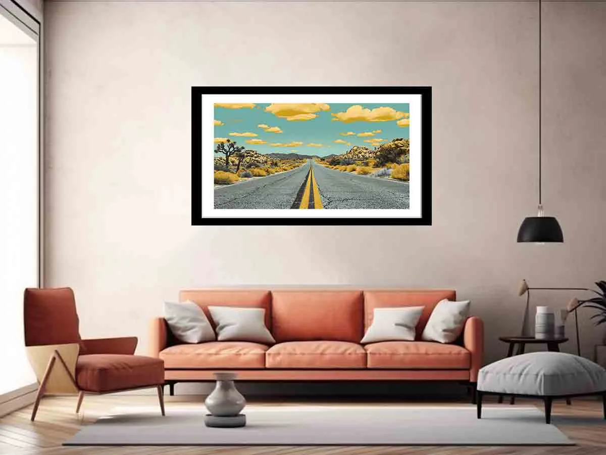 Dream Road Framed Print - High-Resolution Art with Archival Quality Frame for Home Decor