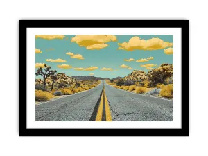 Dream Road Framed Print - High-Resolution Art with Archival Quality Frame for Home Decor