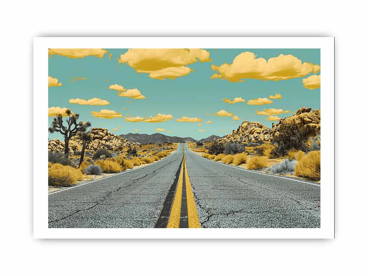 Dream Road Framed Print - High-Resolution Art with Archival Quality Frame for Home Decor