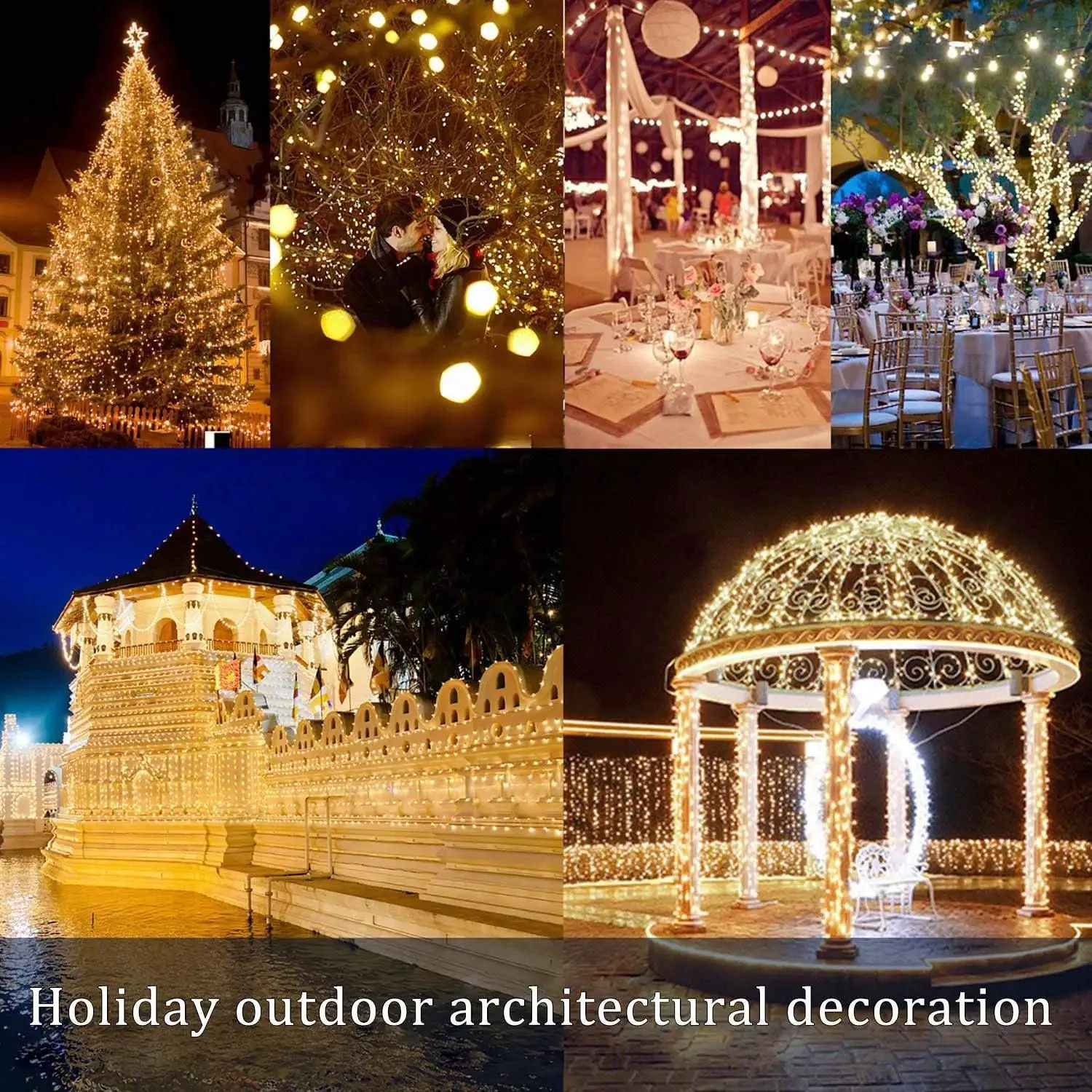 Eco-Friendly Solar Fairy Lights for Stunning Christmas Outdoor Decor