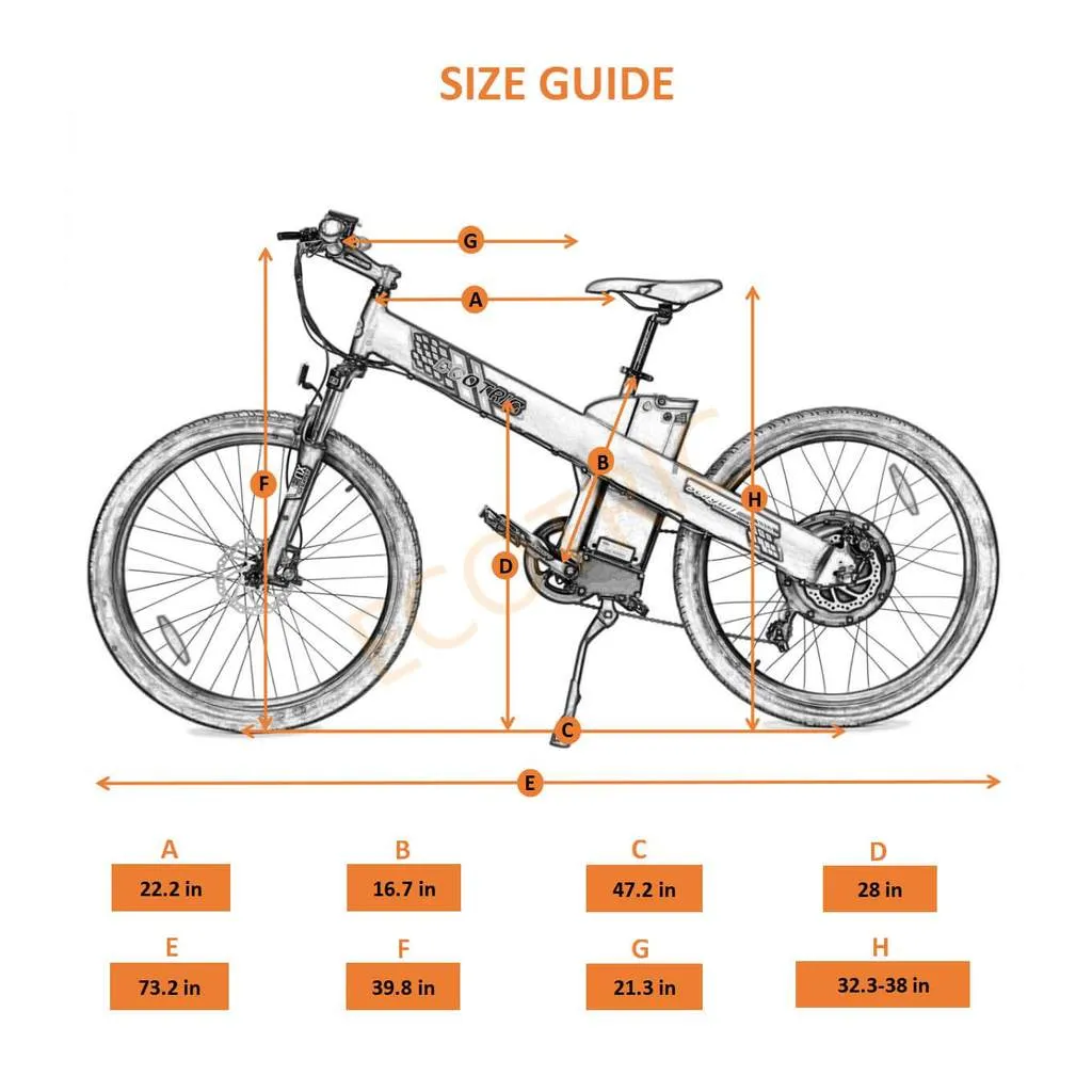 Ecotric Seagull Electric Mountain Bicycle