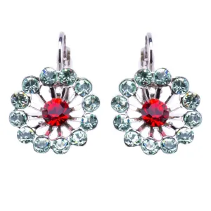 Extra Luxurious Dahlia Leverback Earrings in "Enchanted" *Custom*