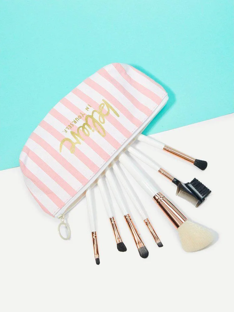 Eye Brush 7pcs With Bag