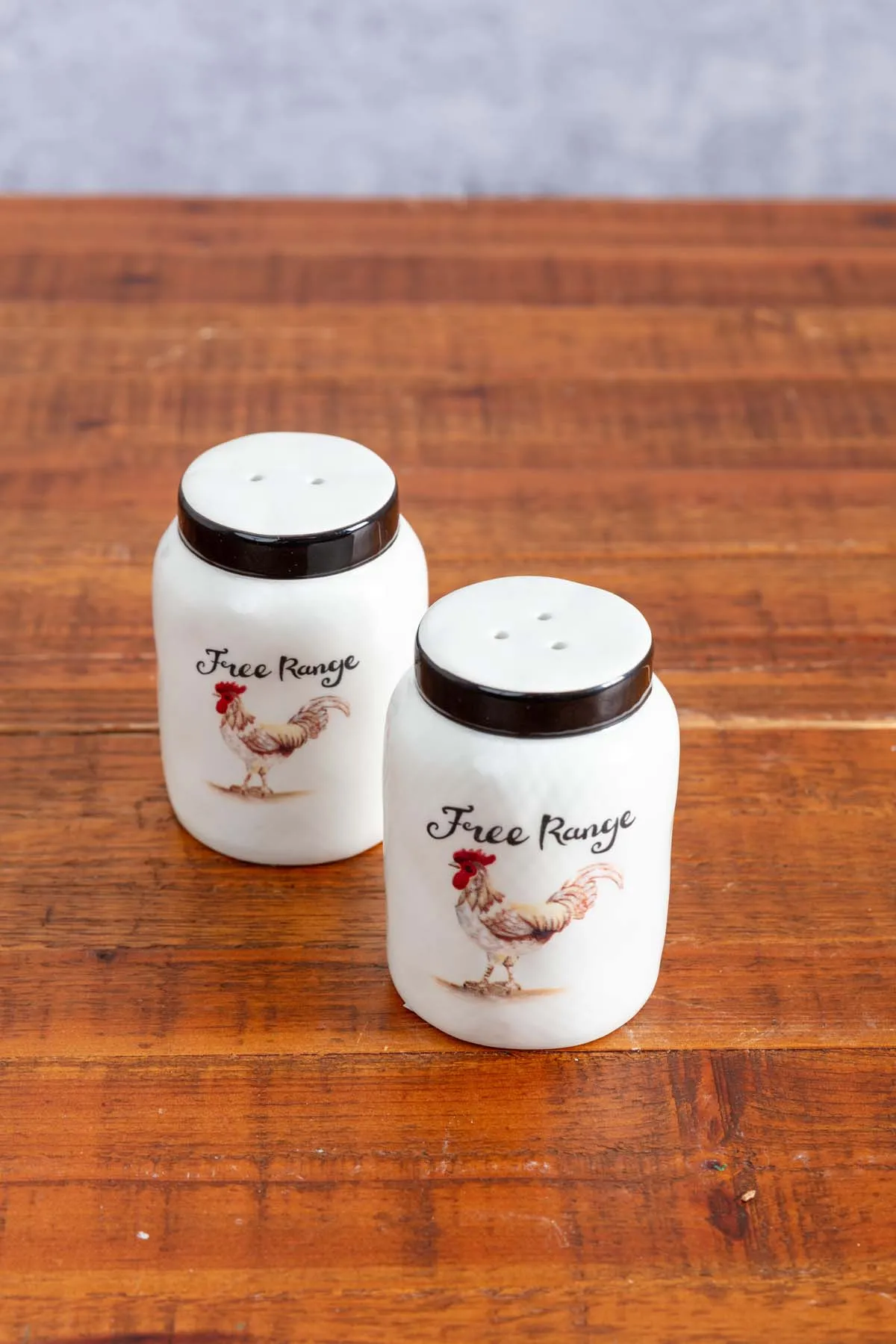 Farm Design Salt And Pepper Shakers