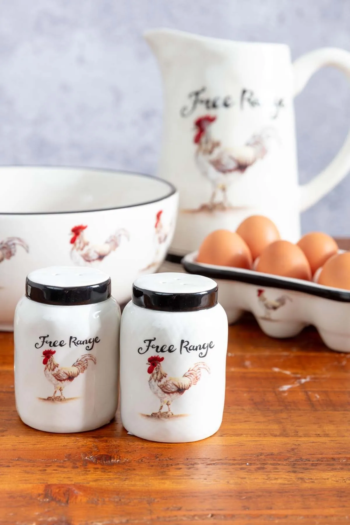 Farm Design Salt And Pepper Shakers